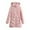 B#Pink, variant on DPTALR George Women's Fashion Solid Color Stand-up Collar Padded Oversize Cardigan Down Coat,Brown,Size M