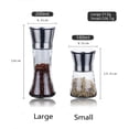 thumbnail image 3 of Generic Moulin à Épices Manuel en Acier Inoxydable Compact Réglable pour Cuisine, Extérieur et BBQ, 3 of 6