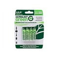 thumbnail image 5 of Ultralast ULGED4AAA Green Everyday Rechargeable 750mAh, 1.2V, Precharged AAA NiMH Batteries (4-Pack), 5 of 6