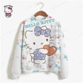 thumbnail image 3 of Sudaderas de mujer 2024, suéteres coreanos dulces de cuello redondo, sudaderas gruesas de otoño e invierno de color caramelo, ropa de mujer de HELLO KITTY, 3 of 5