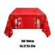 thumbnail image 3 of onlyliua Ofertas Del Día Liquidación Prime Mantel de Regalo de Navidad, Mantel de Cuadrados En Tema Navideño, Mantel de Encaje Rojo, Camino de Mesa, Mantel de Decoración Navideña, 1 Pieza, 3 of 6