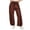 Brown, variant on Women's Colorblock Drawstring Bucket Sweatpants, Y2K Loose Fit Casual Pants with Tapered Silhouette, Soft Lightweight Streetwear Joggers for Daily Sports Outings Brown S