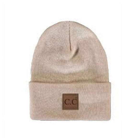 CC Beige Everyday Beanie Unisex Adult, Kid and Baby Sizes
