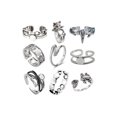 thumbnail image 1 of Conjunto De Anillos Punk Vintage Paquete De Anillos Abiertos De Animales Anillos Apilables Góticos De Aleación De Aluminio Para Mujeres, Hombres Y Niñas Vogacara AP006524-05, 1 of 6