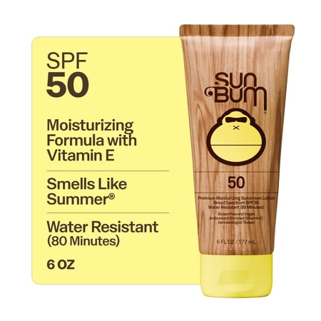 Sun Bum Premium Moisturizing Sunscreen Lotion, Original, SPF 50, 6 oz