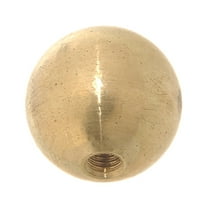 B&P Lamp® 3/4" Diameter Brass Ball Finial, 1/4-27F, Unf