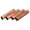 thumbnail image 1 of Unique Bargains 22mm OD 1mm Wall Thickness 100mm Length Copper Round Tube 4 Pack, 1 of 5