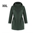 thumbnail image 1 of Chaqueta deportiva para mujer Abrigo a prueba de viento impermeable al aire libre para niñas, Verde negruzco, xxL Eigraketly HA6452-20B, 1 of 6