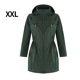 thumbnail image 1 of Chaqueta deportiva para mujer Abrigo a prueba de viento impermeable al aire libre para niñas, Verde negruzco, xxL kenally HA6452-20B, 1 of 6