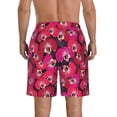 thumbnail image 3 of Kdxio Orchids Flowers Pattern Mens Casual Shorts - Drawstring Summer Beach Sports Shorts for Men, 3 of 9