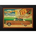 thumbnail image 2 of Giacopelli, Jason 18x13 Black Modern Framed Museum Art Print Titled - Route 66 II, 2 of 5