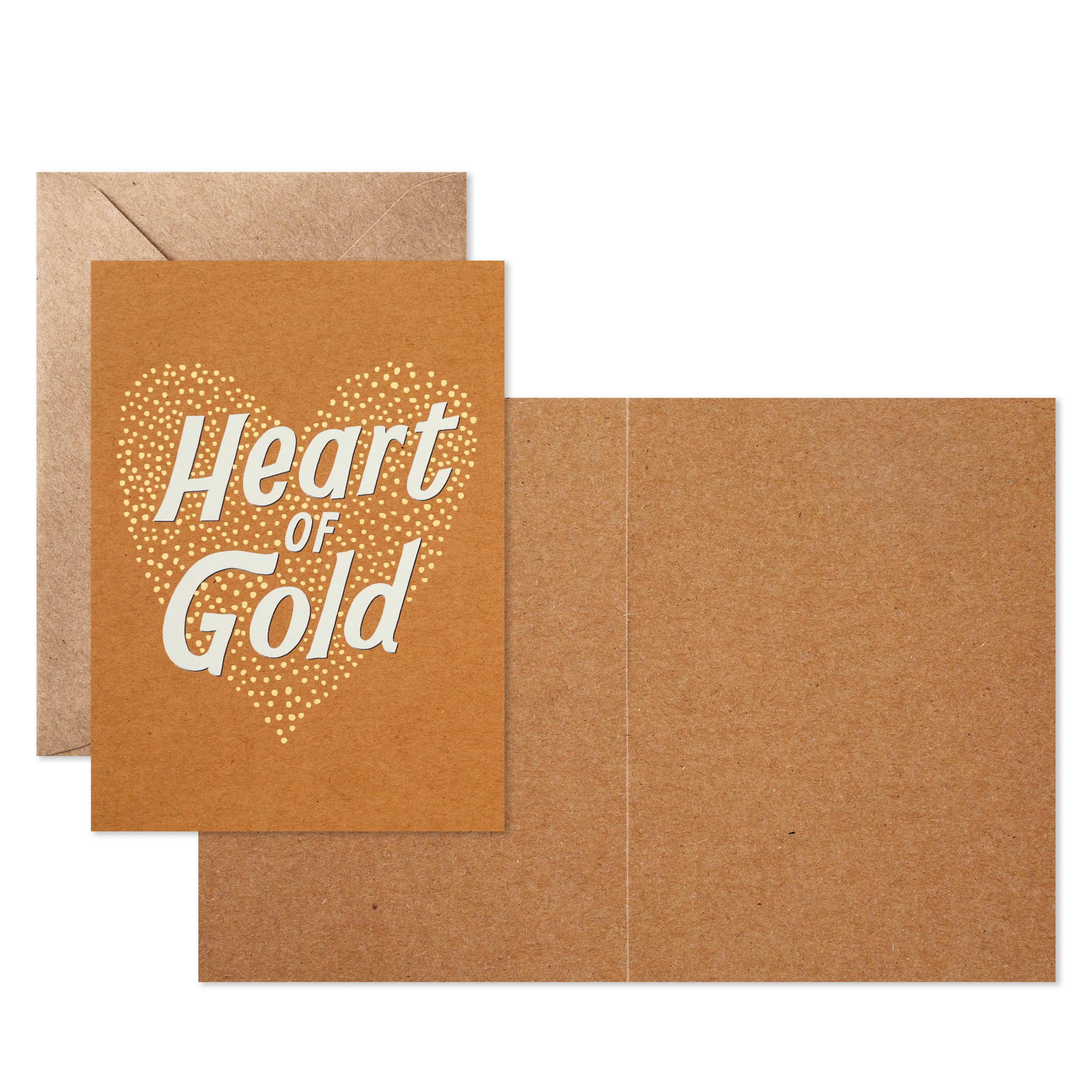Hallmark Blank Thank-You Notes, Heart of Gold, 12 ct.