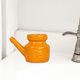thumbnail image 5 of Pot de cerámica Limpiador fácil de limpiar a prueba de fugas Agarre cómodo Olla de limpieza para enjuague nasal Limpieza nasal Naranja, 5 of 9