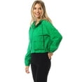 thumbnail image 6 of MixMatchy Women's Lightweight Cropped Jackets Yoga Quick Dry Windbreaker Zipper Jackets Workout Running Hoodie Jackets, 6 of 7