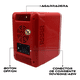 thumbnail image 4 of Mini Refrigerador Virtual Zone Nevera Frigobar Portatil Rojo, 4 of 6
