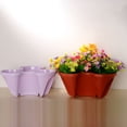 thumbnail image 6 of Farfi Plastic Stackable Vertical Flower Plant Pot Holder Garden Planter Décor (1 Piece), 6 of 8