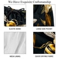 thumbnail image 4 of luoweisi Men's Beach Shorts Quick Dry Swim Trunks with Mesh Lining Bee 2XL, 4 of 5
