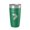 Green, variant on McKenzie Lake Map Tumbler Travel Mug Insulated Laser Engraved Coffee Cup Wisconsin 20 oz Coral