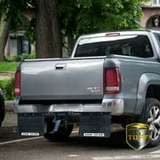 Tow Tuff Hitch Mount Rubber Towguard Mud Flaps - Universal - 18 x 24 Inch