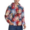 thumbnail image 2 of Haiem Hawaiian Style Patterned Men's Hoodie with Kangaroo Pocket - Ideal Pullover Sweatshirt for Daily Wear, Travel, and Home-Medium, 2 of 7