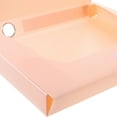 thumbnail image 3 of OULII 1Set Pink Cardboard File Boxes Designed For Office Supplies And School Supplies Storage, 3 of 8
