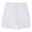 White, variant on Boys Girls Summer Casual Athletic Shorts Lightweight Solid Color Elastic Waist Soft Knit Sports Shorts with Pockets for School Daily Wear(Black,12-13 Years)