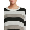 thumbnail image 5 of Dreamers by Debut Womens Rainbow Pullover Long Sleeve Sweater, 5 of 5