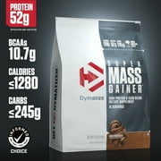Dymatize Super Mass Gainer, High Protein & Carb Blend, Rich Chocolate, 52g Protein/Serving, 12 Lb