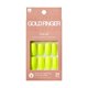 thumbnail image 1 of Kit de uñas postizas Goldfinger Listo para usar Uñas postizas de color amarillo neón Barra de manicura y pegamento incluidos Forma cuadrada larga Pegamento en uñas de larga duración y tendencia, 1 of 1