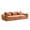 Orange, variant on 101.5" Modular Sectional Sofa,Chenille Cloud Sofa Couch Convertible Folding Sofa Bed for Living Room,Bedroom,Apartment,Orange