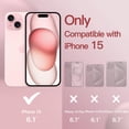 thumbnail image 2 of JETech Silicone Case for iPhone 15 6.1-Inch, Silky-Soft Touch Full-Body Protective Phone Case, Shockproof Cover (Maroon), 2 of 6