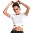 thumbnail image 2 of Crop Top Playera Blusa Deportiva Casual Playa Cru 122181 Am7, 2 of 8