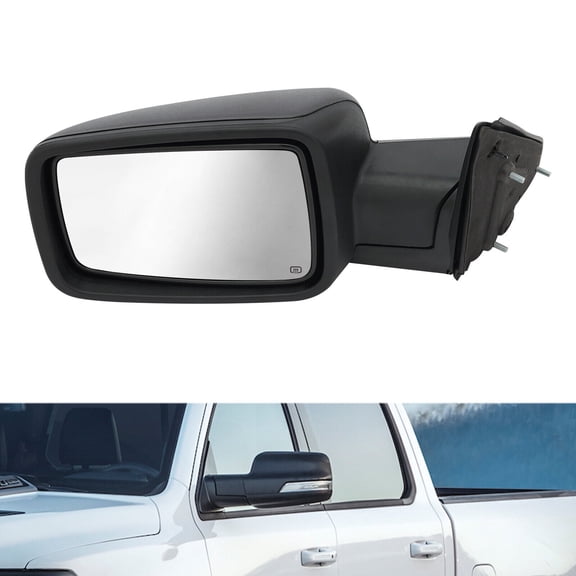 Left/Driver Side Mirror Fits 2013-2019 Dodge Ram 1500 Heated Mirror LED Signal