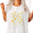 White, variant on UNISHE Women's Boho Wildflower Graphic Tee Casual Summer Short Sleeve Crewneck Shirt Tops