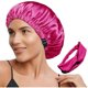 thumbnail image 1 of wonima11 2Pcs Satin Bonnet Silky Bonnets Hair Bonnet For Sleeping Double Layer Curly Hair Sleep Cap Womens Silk Night Hats, 1 of 1