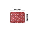 thumbnail image 2 of Almohadillas de Entrenamiento para Perros Navidad Roja Almohadilla de Orina para Mascotas Lavable Absorbente Antideslizante Fácil de Secar, Paño Rojo 27.56x19.69In, Navidad para Perros, 2 of 6