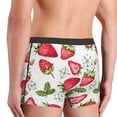 thumbnail image 5 of Disketp Strawberry1 Men'S Boxer Briefs,Soft And Breathable Cotton Underwear With Comfortflex Waistband, 5 of 8