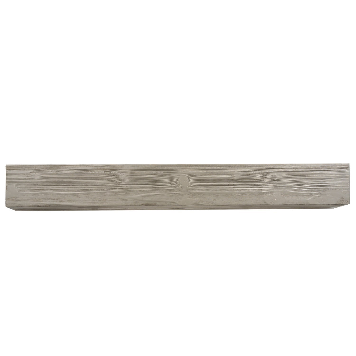 Hommoo 72" Rustic Wood Fireplace Mantel Wall-Mounted & Floating Shelf for Home Decor, Gray