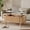 Natural Oak, variant on 40" Lift Top Coffee Table with Storage, Faux Marble Tabletop & Solid Rubber Wood Legs, Mid-Century Modern Lift-Up Coffee Table for Living Room Walnut