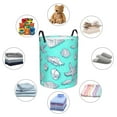 thumbnail image 6 of Easygdp Seashell And Starfish Large Dirty Clothes Hamper, Lightweight Storage Basket, Household Laundry Bag with Handle - Medium, 6 of 8