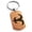 Rose, variant on Stainless Steel Ancient Tribal Mercy Rune Engraved Dog Tag Keychain Keyring