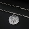 thumbnail image 3 of TEAMER Wiccan Spiral Goddess Pendant Necklace For Women Vintage Antique Silver Color, 3 of 4
