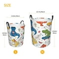 thumbnail image 3 of Picia Dinosaur Large Laundry Basket, Waterproof, Freestanding Laundry Hamper, Collapsible Tall Clothes Hamper with Extended Handles-Small, 3 of 8
