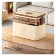 thumbnail image 1 of 3-Layer Moisture-Proof and Light-Proof Portable Medicine Storage Box with Handle, 1 of 7