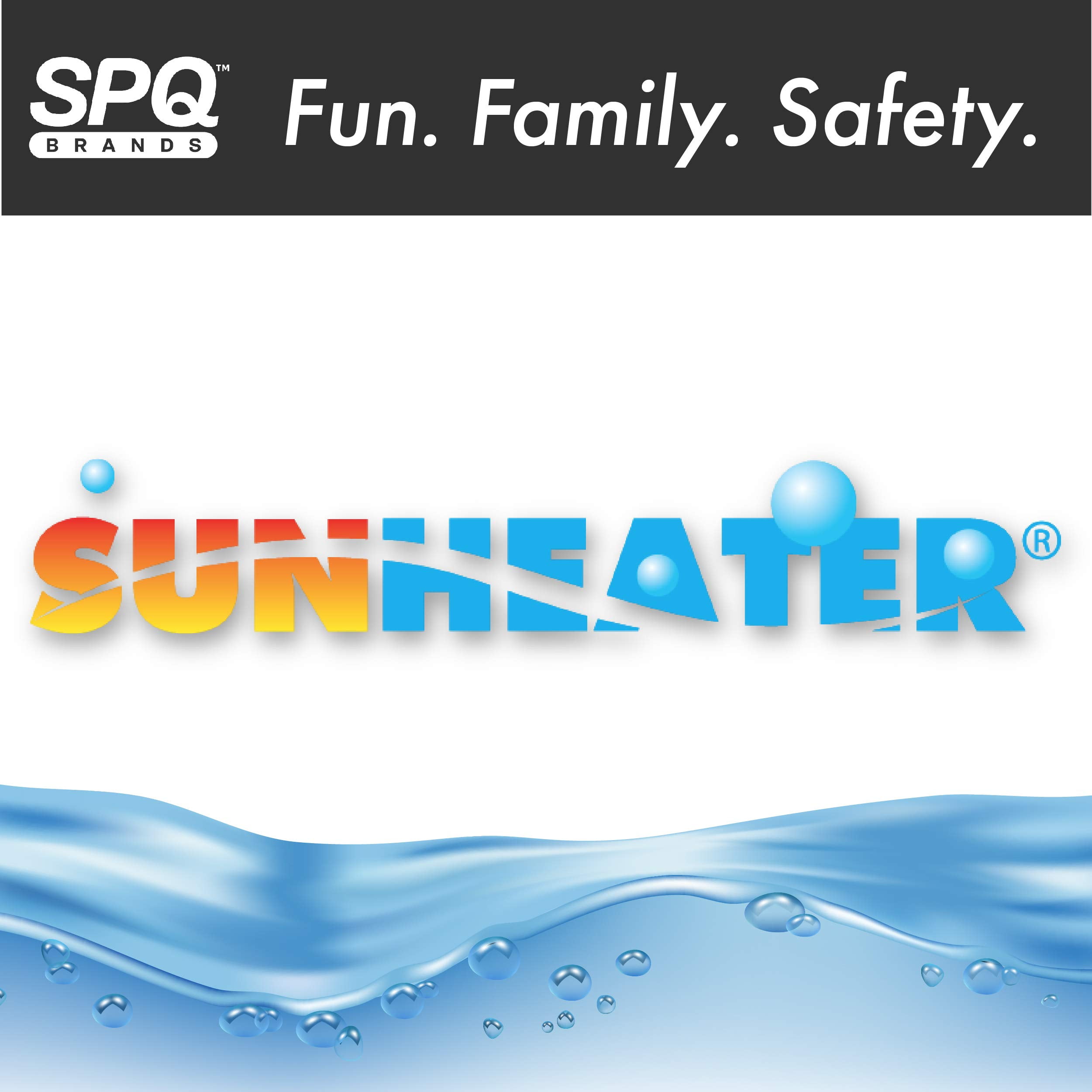 SunHeater Above-Ground Pool Solar Blanket Reel System Compatible with 3" Tube