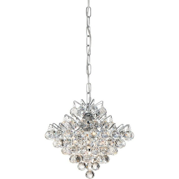 Quoizel BRX1512C Bordeaux 11.75" 4-Light Pendant in Polished Chrome