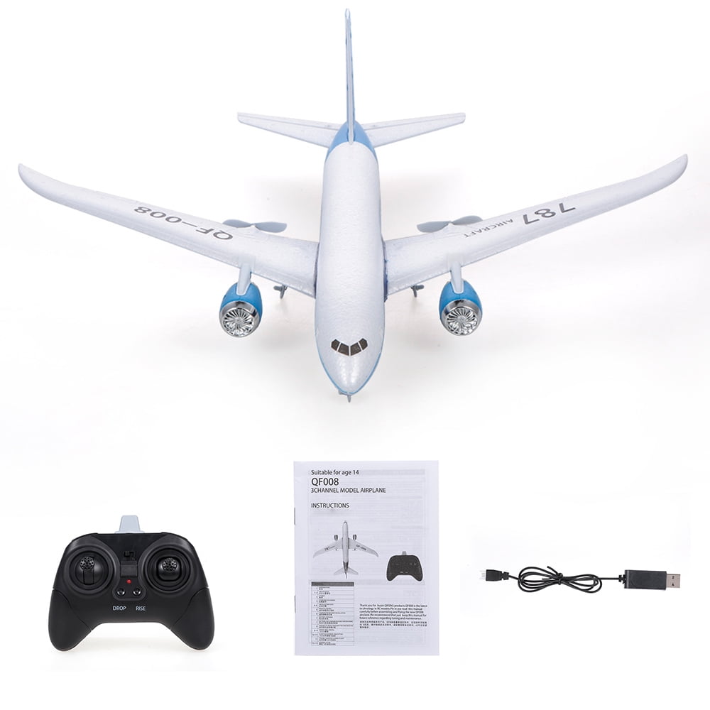 3CH QF008-Boeing 787 2.4G Wingspan Fixed Wing RC Racing Airplane DIY Toys