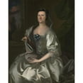 thumbnail image 3 of Joseph Blackburn 12x14 Black Modern Framed Museum Art Print Titled - Hannah Wentworth Atkinson (1760), 3 of 5