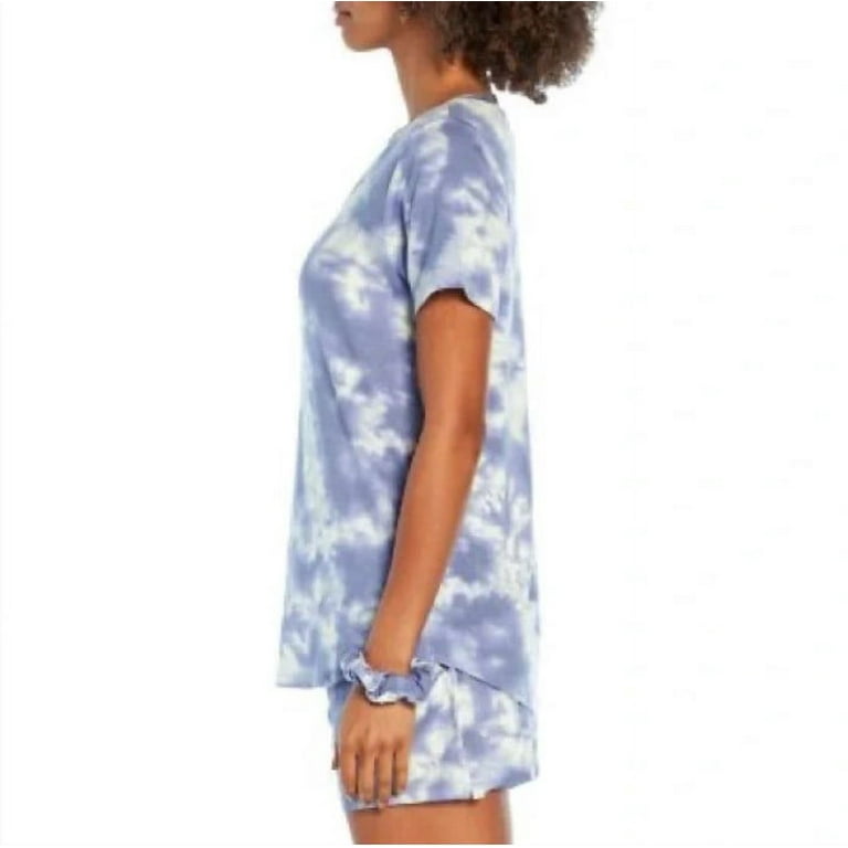Smokey Tie Dye Elastic Waist Top Smokey Tie Dye Elastic Waist Top