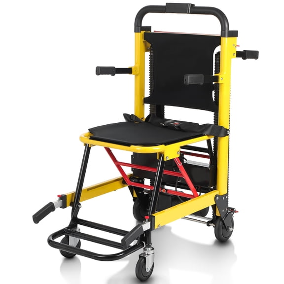 Electric Stair Climbing Wheelchairs, Folding Electric Wheelchair, 480lbs Weight Capacity, Long Battery Range